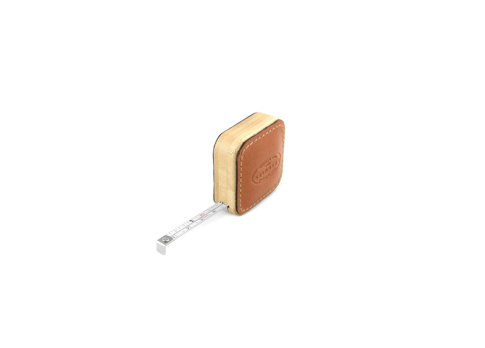 F. Hammann 5205 Leather Tape Measure - Coxorange Alpina - Pen & Tool