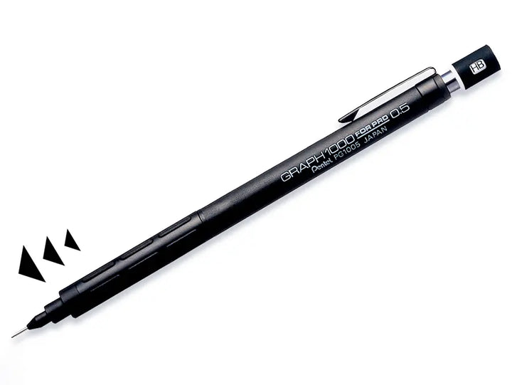 Pentel Graph 1000 Mechanical Drafting Pencil - Black Professional Specification - PG1000 Series