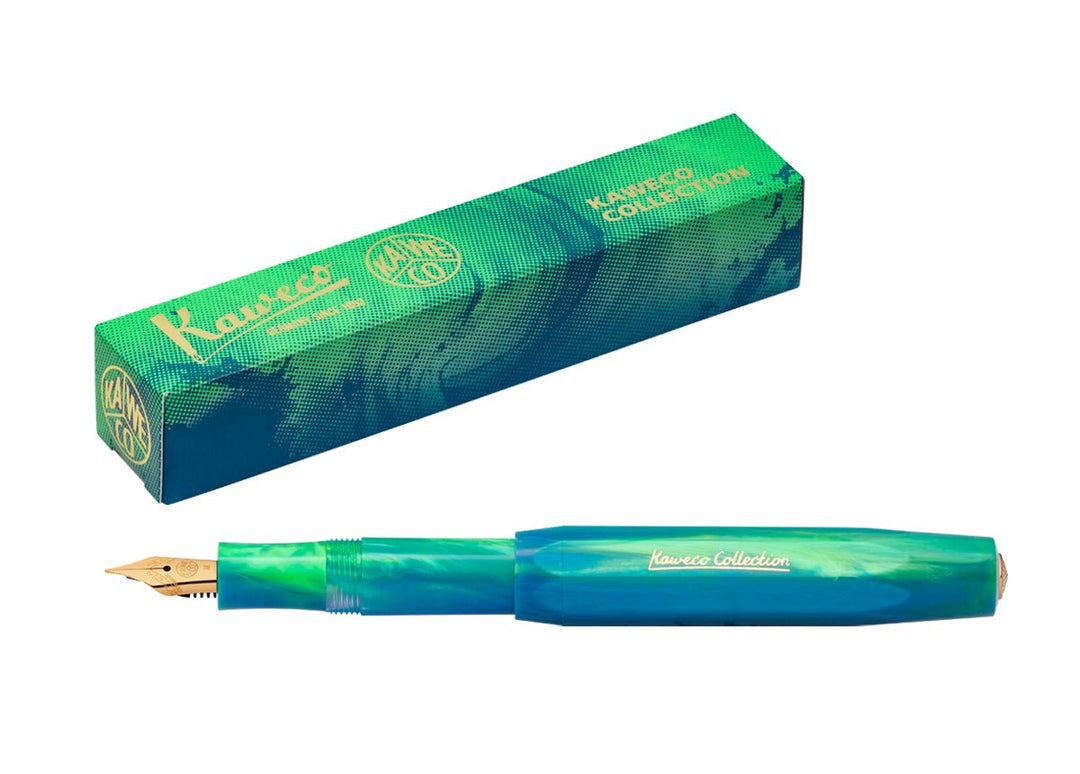 Kaweco Collection Fountain Pen - Marble Ocean - Pen & Tool