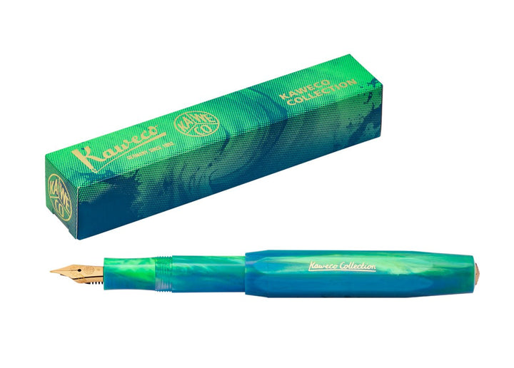 Kaweco Collection Fountain Pen - Marble Ocean - Pen & Tool