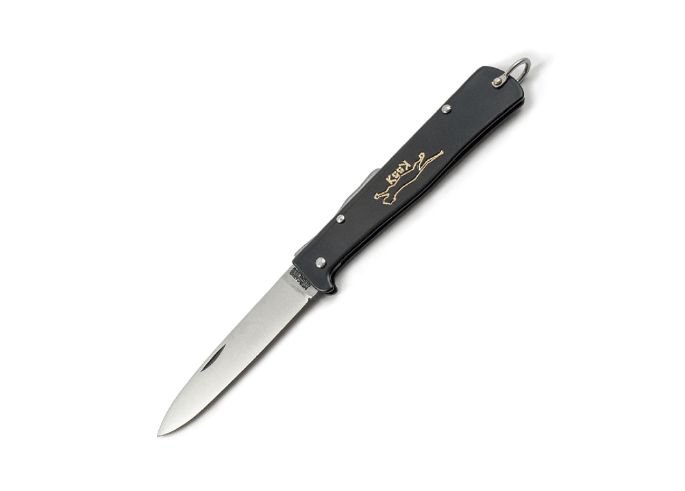 Otter Mercator K55K Black Cat Pocket Knife - Pen & Tool