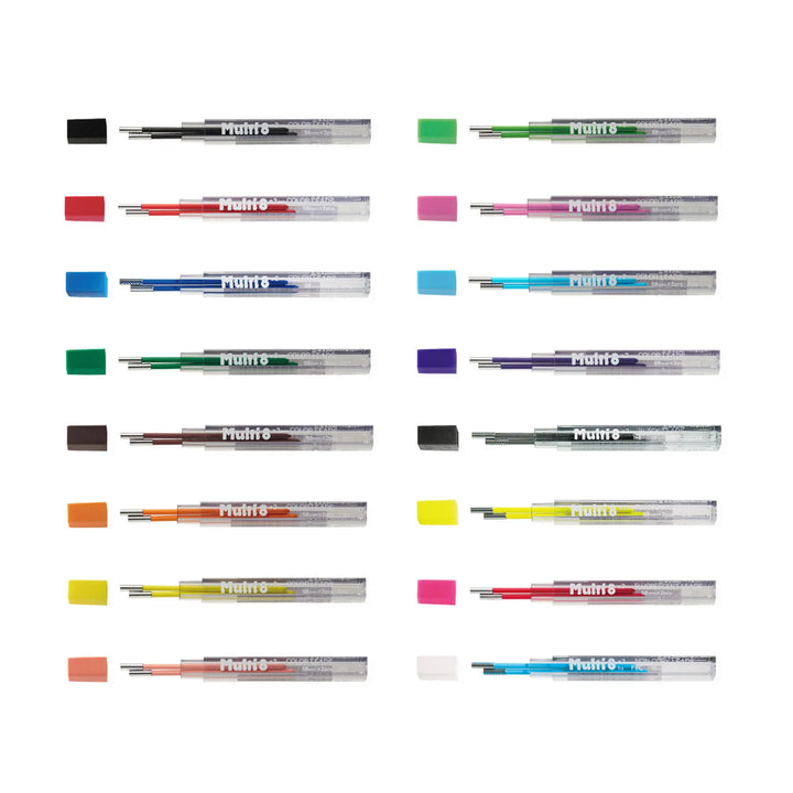 Set of Pentel Multi 8 Refill Leads (CH2 2.0mm) on a white background