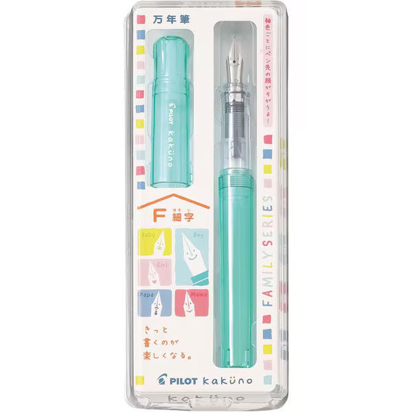Pilot Kakuno Fountain Pen - Transparent Green - Pen & Tool
