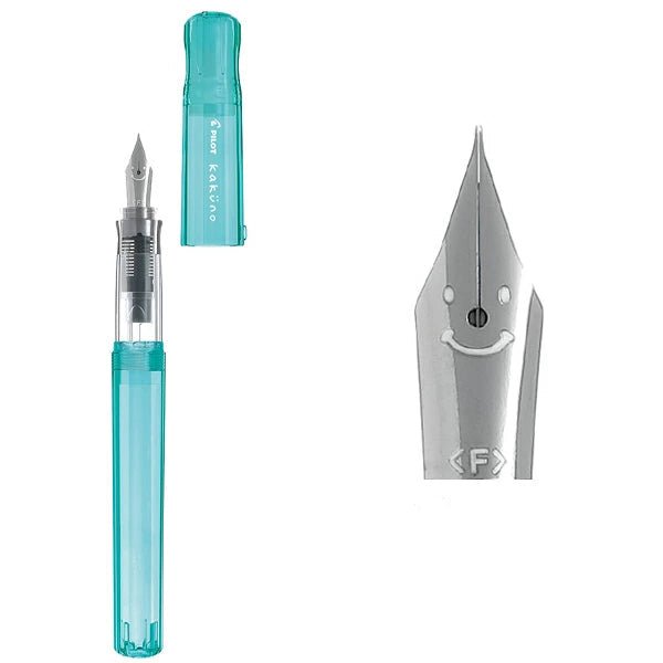 Pilot Kakuno Fountain Pen - Transparent Green - Pen & Tool