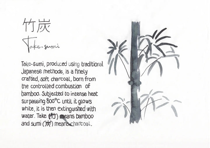 Pilot Iroshizuku Ink Bottle — Take-sumi (Bamboo Charcoal)