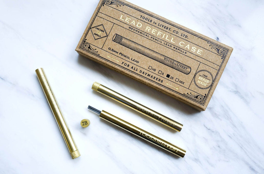 TOOLS to LIVEBY Brass Lead Holder - Pen & Tool