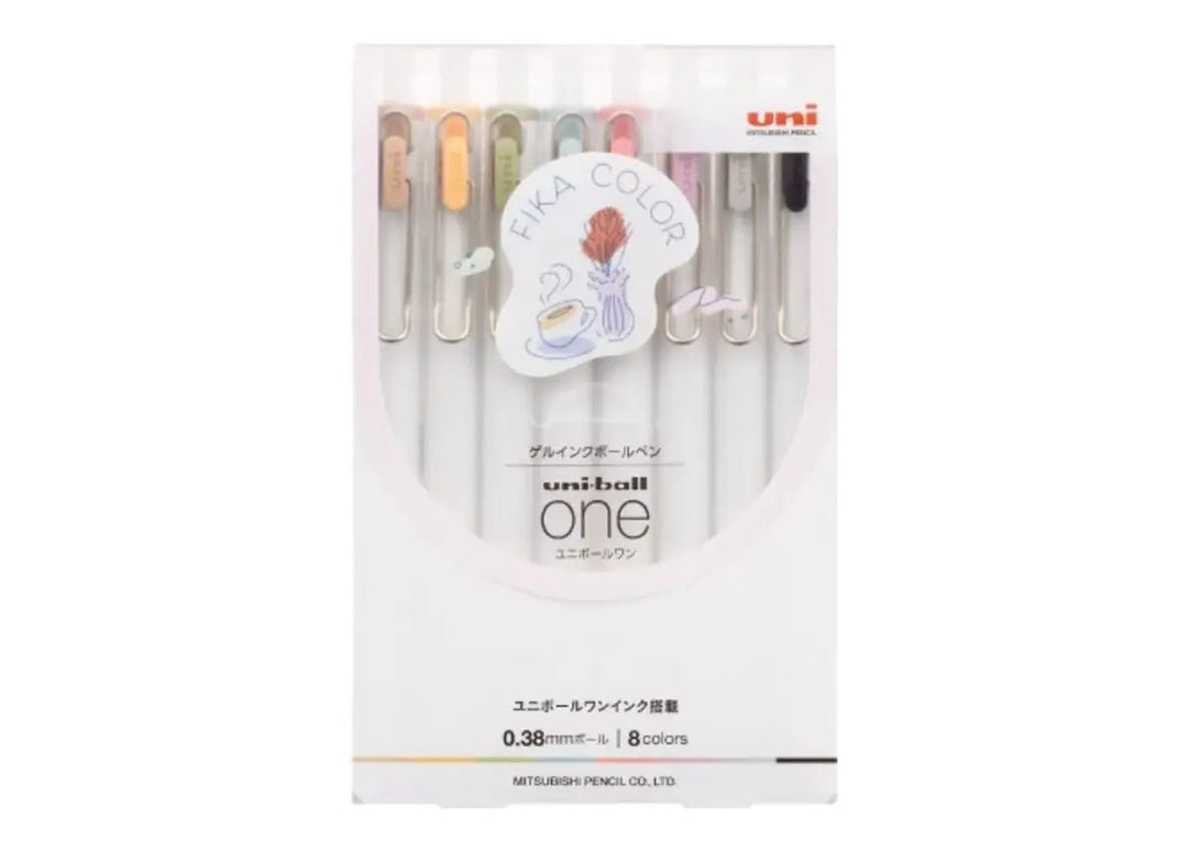 Uni-ball One Fika Gel Pen 8-Color Set - Pen & Tool