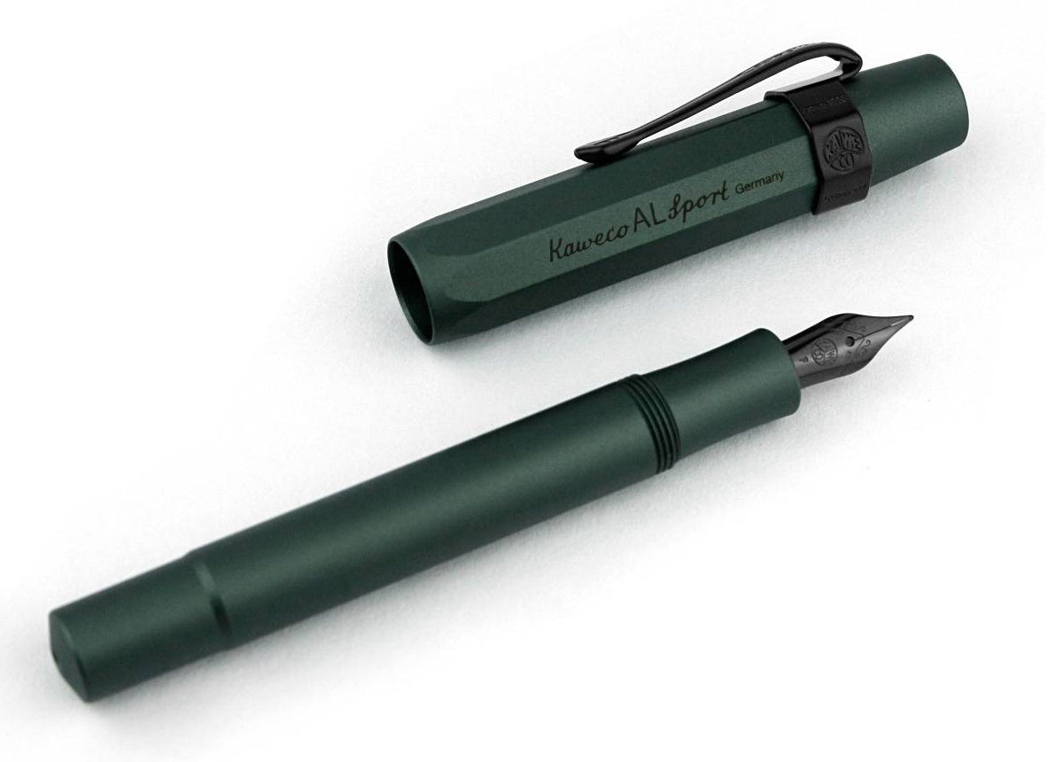 週末セール3❣️Kaweco ALスポーツ オーロラ ミッドナイトグリーン万年筆 KAWECO AL SPORT FOUNTAIN PEN AURORA LIMITED EDITION – Pen & Tool