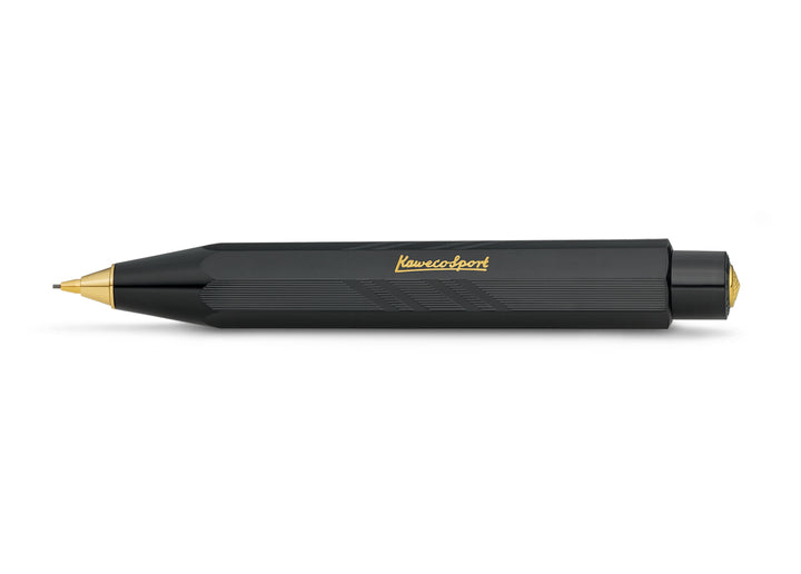 KAWECO CLASSIC SPORT GUILLOCHE MECHANICAL PENCIL BLACK 0.7 MM