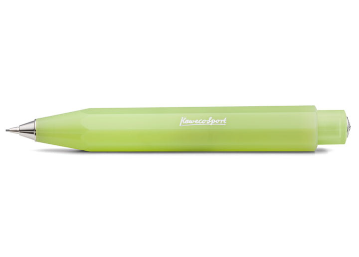 KAWECO FROSTED SPORT MECHANICAL PENCIL FINE LIME 0.7 MM