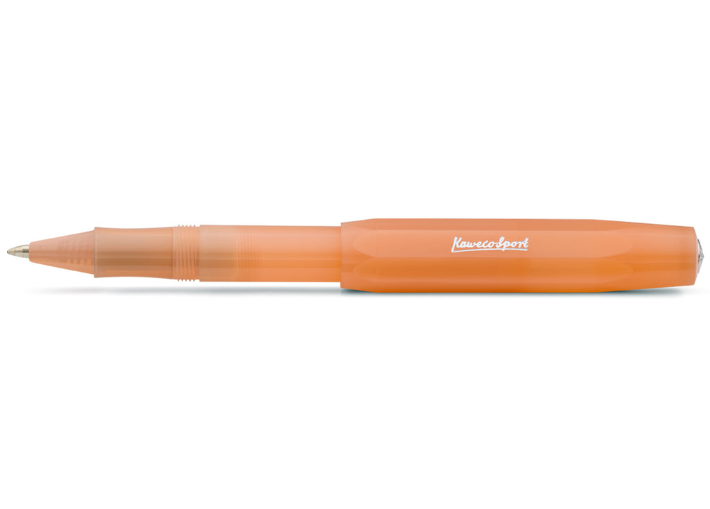 KAWECO FROSTED SPORT ROLLERBALL PEN SOFT MANDARIN – Pen & Tool