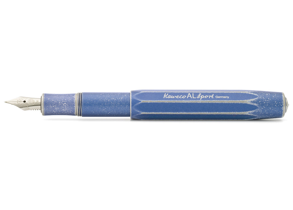 Kaweco ALsport ストーンウォッシュ Mニブ Kaweco AL Sport Stonewashed Fountain Pen Blue – Pen & Tool