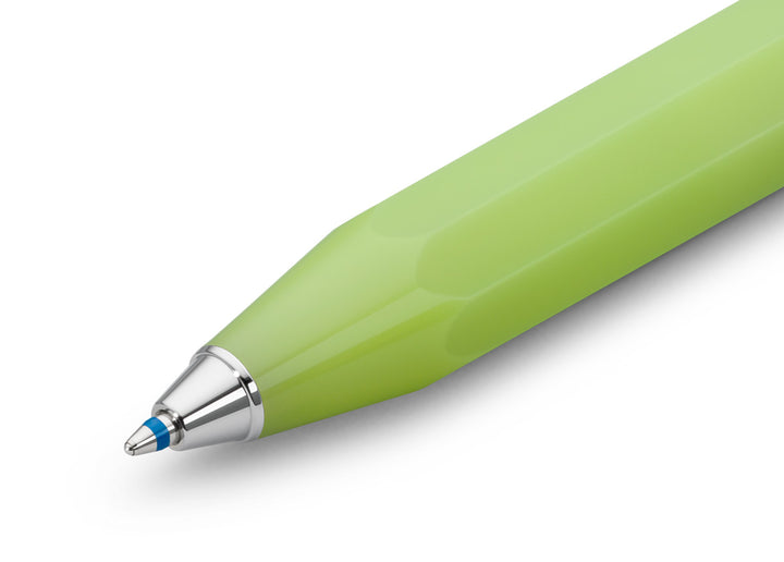 KAWECO FROSTED SPORT BALLPOINT PEN FINE LIME