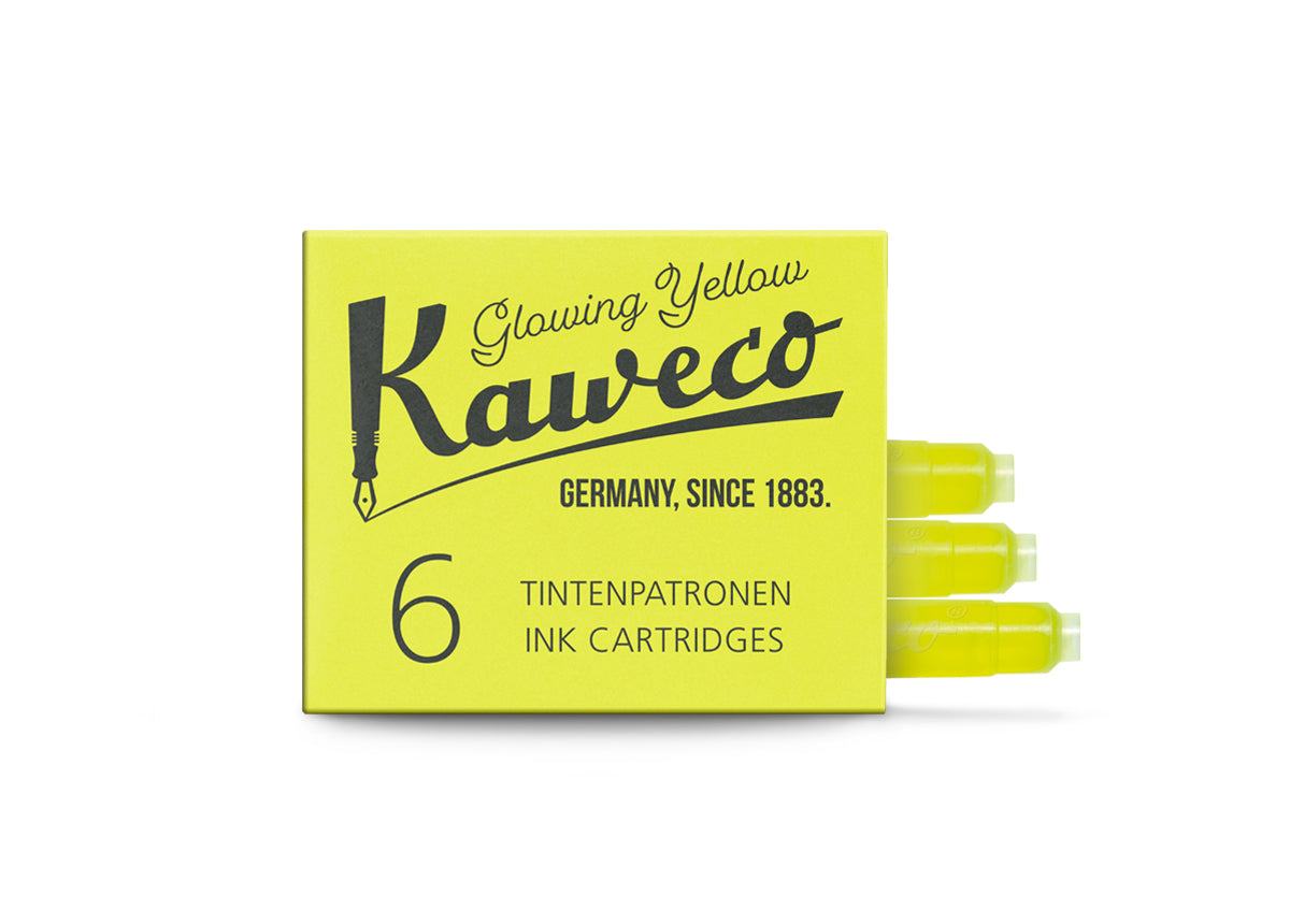 Kaweco Ink Cartridges Highlighter Yellow 10001220 (6 Pcs)