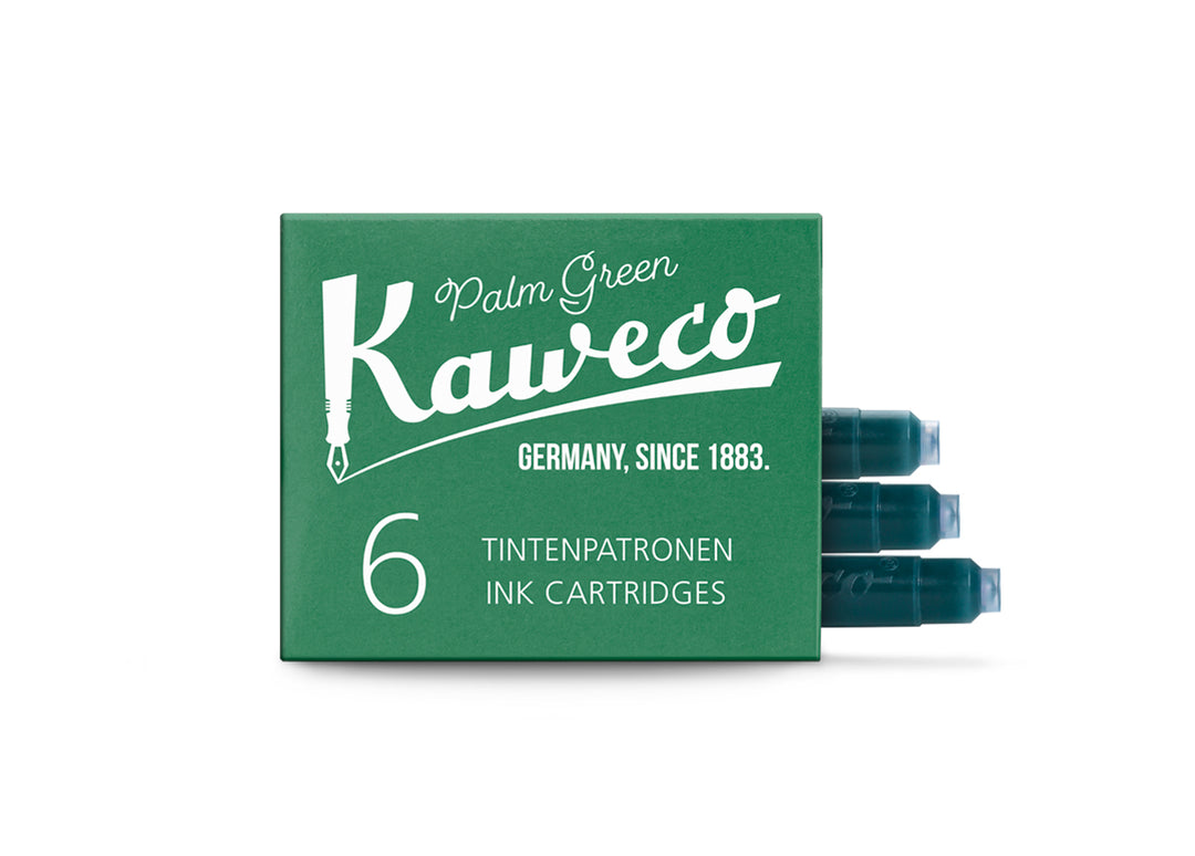 KAWECO INK CARTRIDGES 6 PIECES PALM GREEN