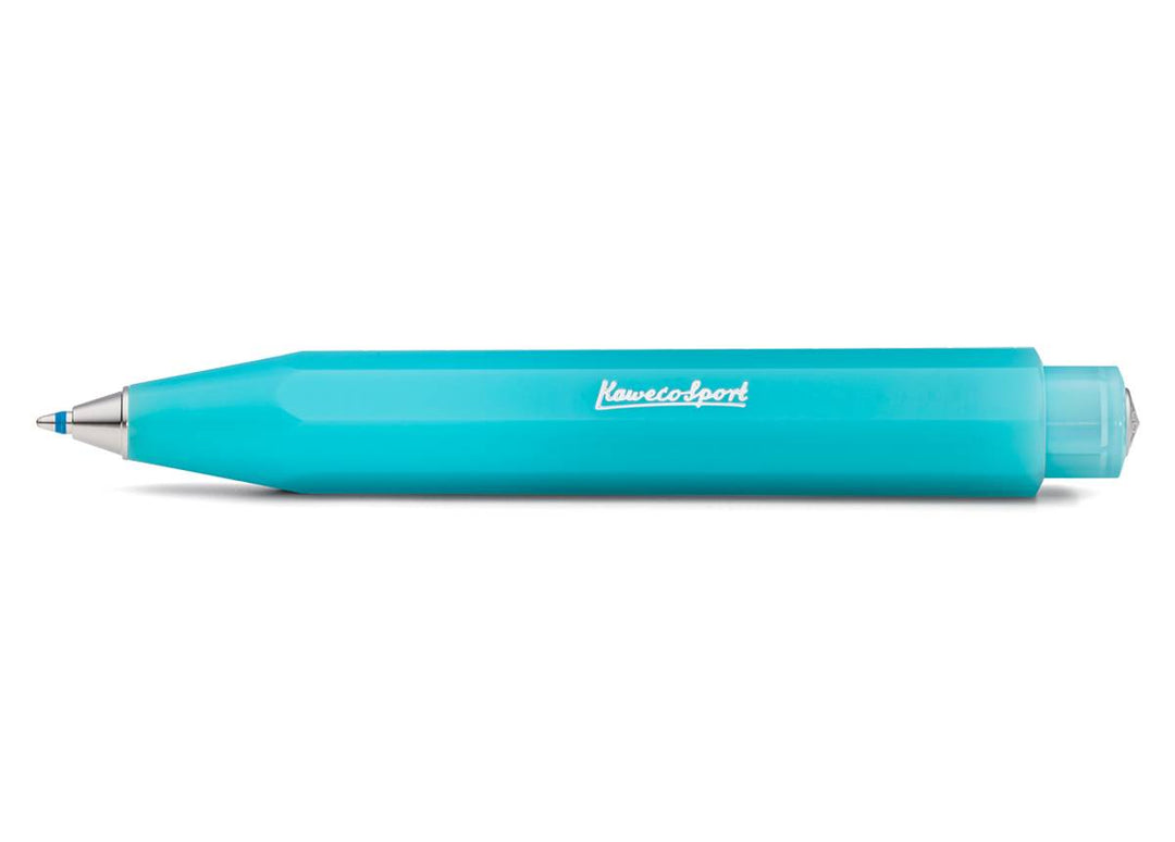 KAWECO FROSTED SPORT BALLPOINT PEN LIGHT BLUEBERRY