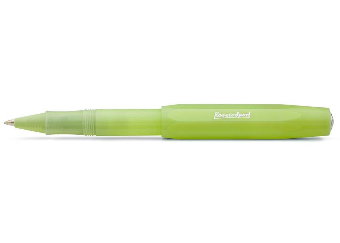 KAWECO FROSTED SPORT ROLLERBALL PEN FINE LIME