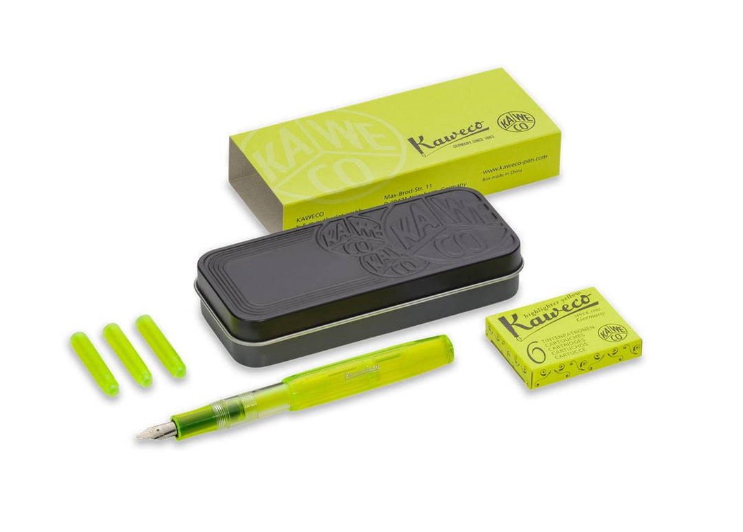 KAWECO ICE SPORT HIGHLIGHTER SET YELLOW