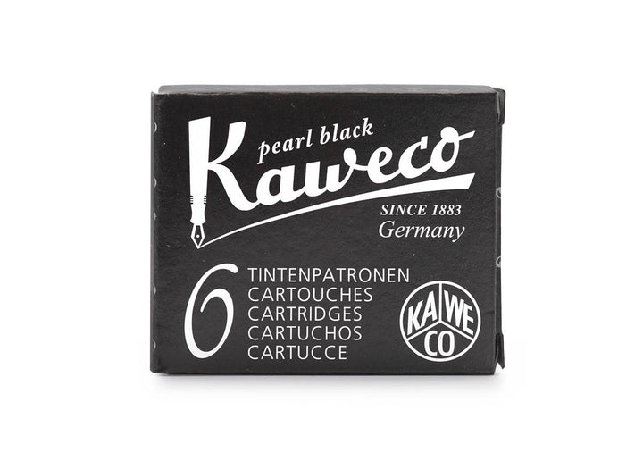 KAWECO INK CARTRIDGES 6 PIECES PEARL BLACK