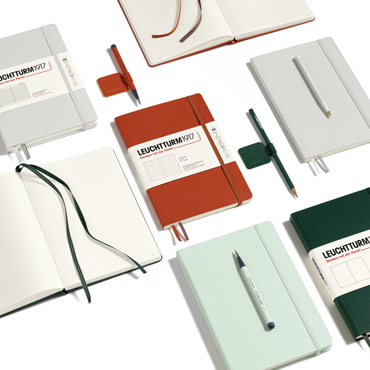 Leuchtturm1917 Notebook – A5 Medium (Fox Red) | Pen & Tool