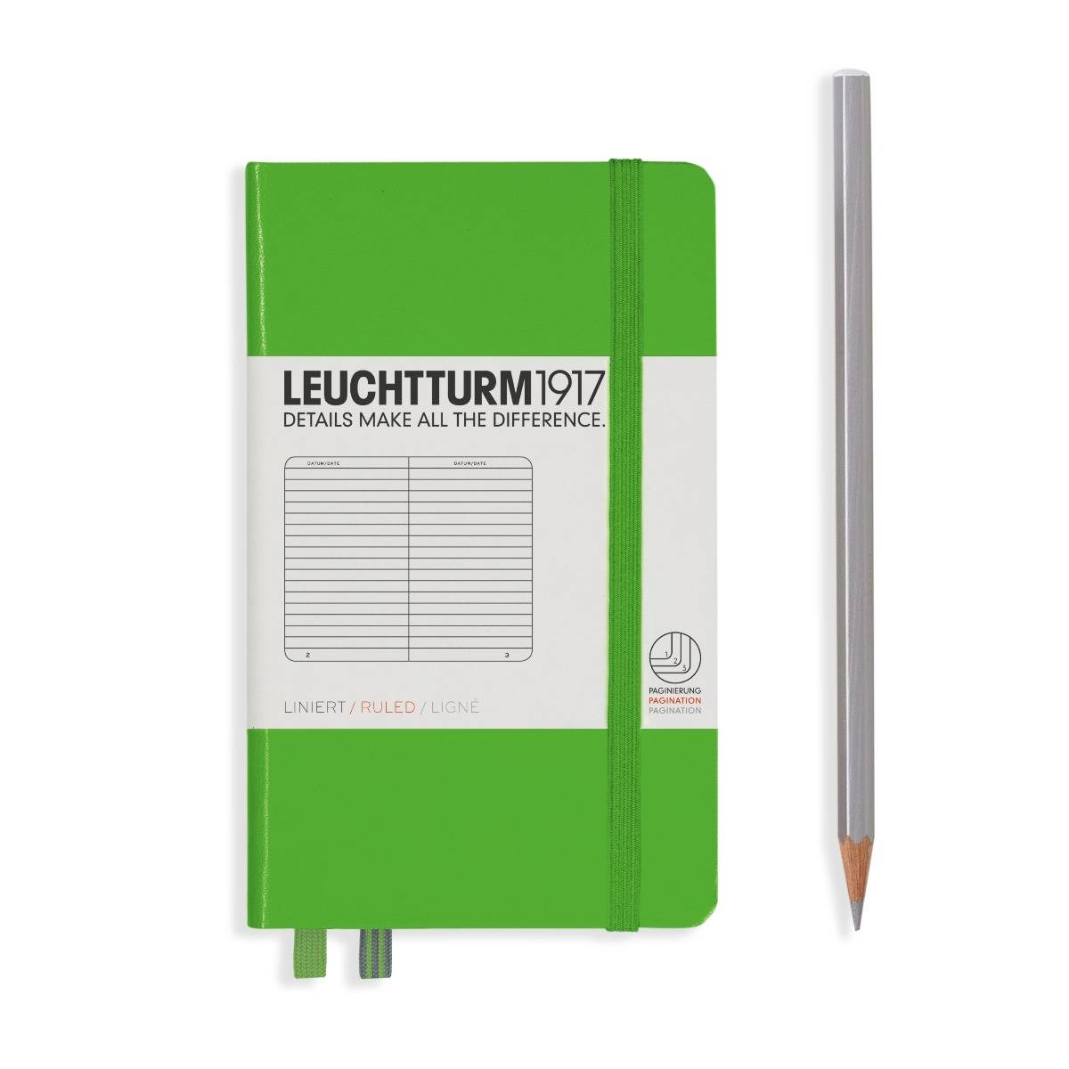Leuchtturm1917 Notebook – A6 Pocket (Fresh Green) | Pen & Tool