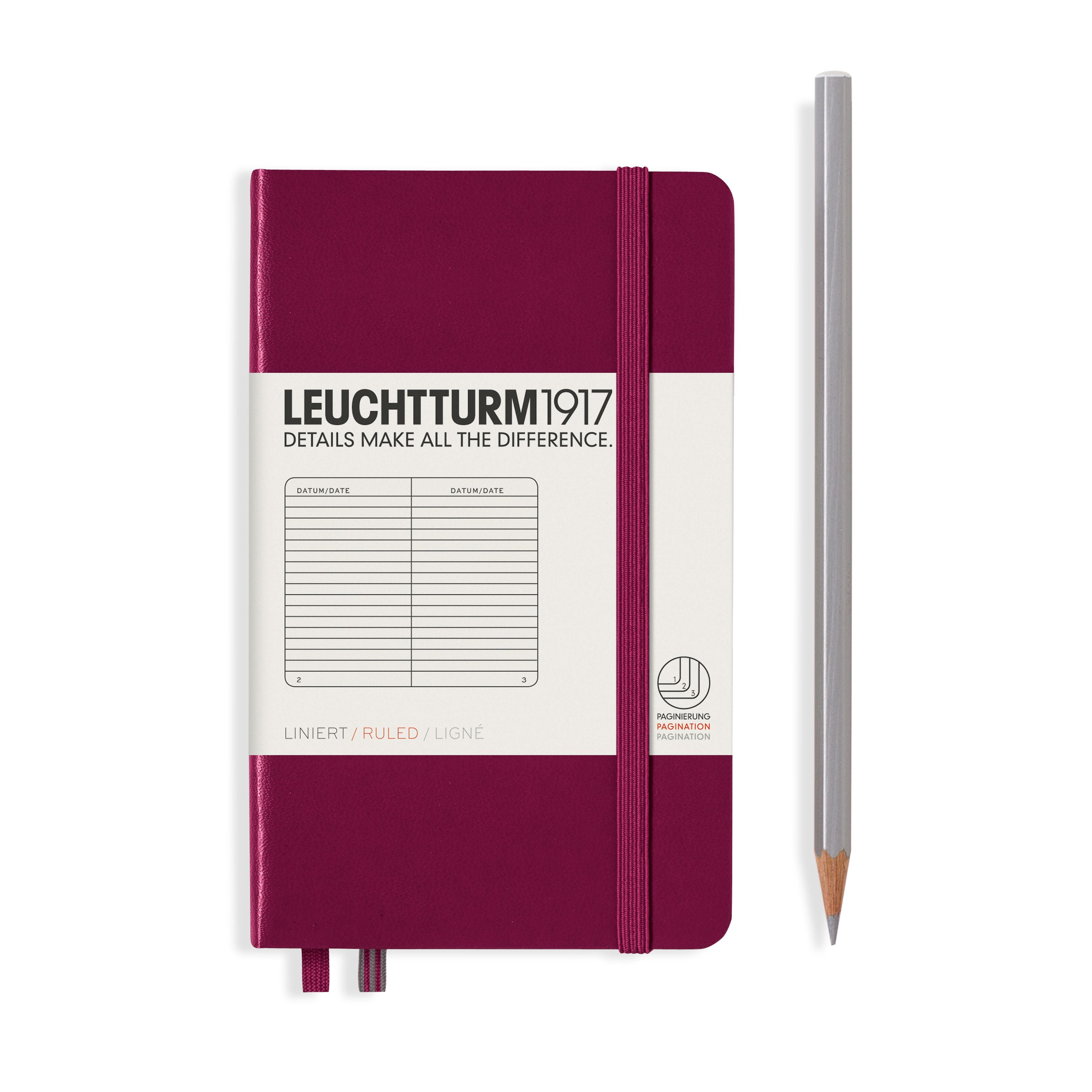 Leuchtturm1917 Notebook – A6 Pocket (Port Red) | Pen & Tool