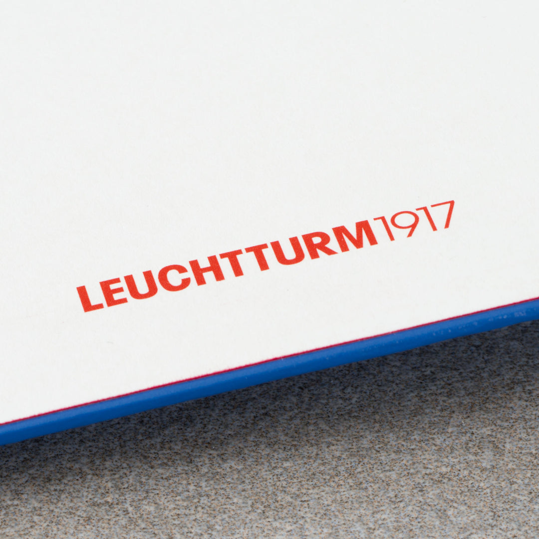 LEUCHTTURM1917 RED DOTS EDITION HARDCOVER MEDIUM NOTEBOOK A5 ROYAL BLUE