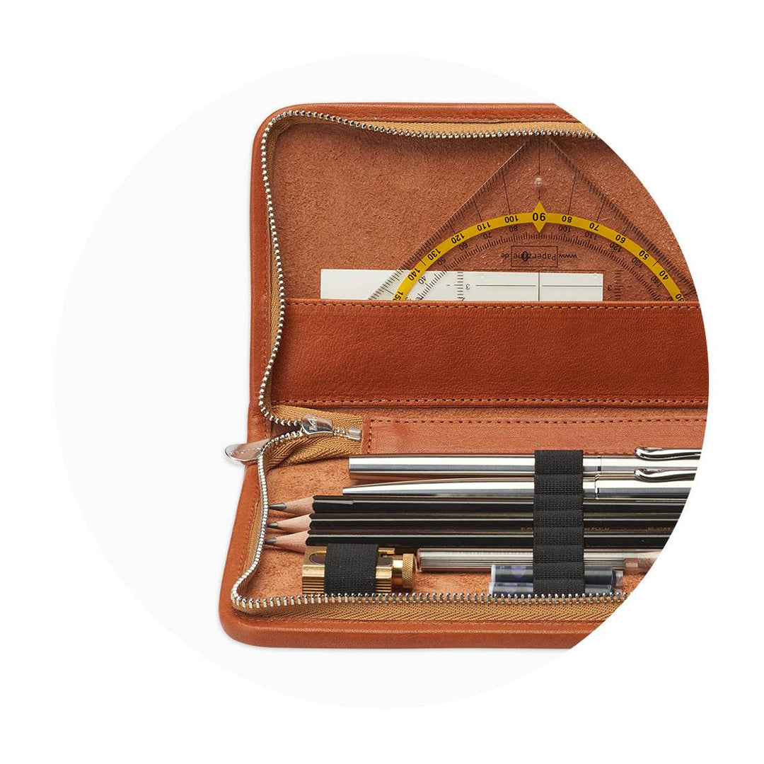 SONNENLEDER NIETZSCHE PEN CASE NATURAL