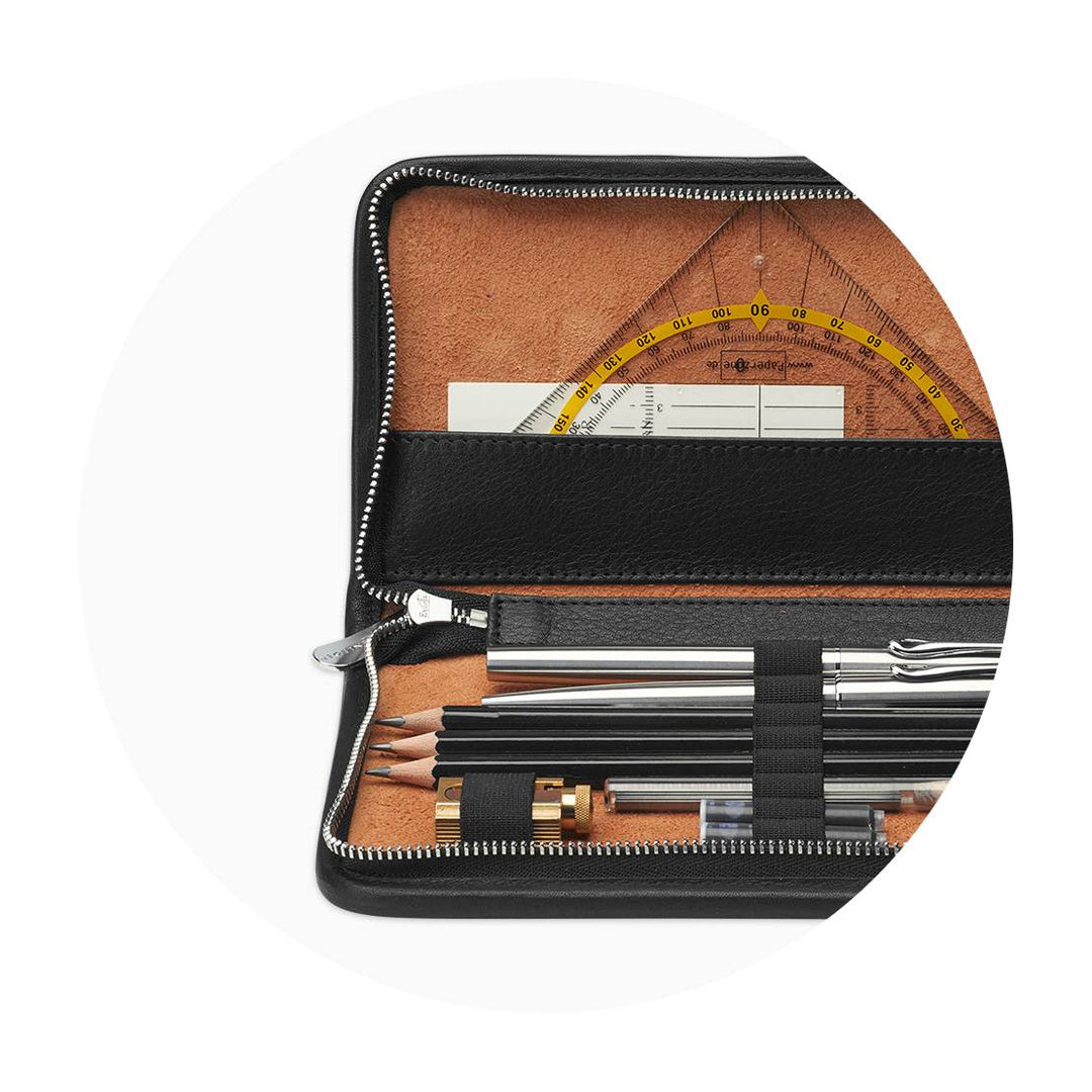 SONNENLEDER NIETZSCHE PEN CASE BLACK